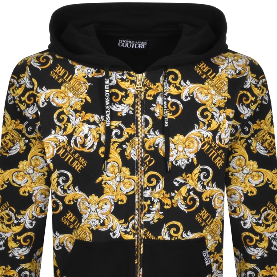 Alternative Image for ProductVersace Jeans Couture Logo Hooded Jacket Black2